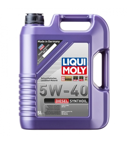 Масло LIQUI MOLY Diesel Synthoil 5W‑40 - 5 Литра