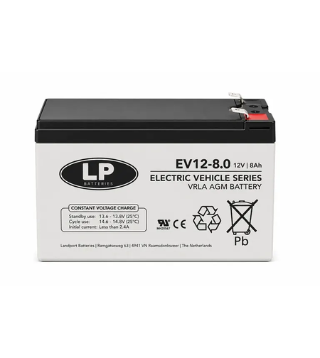 VRLA акумулатор LP Electric Vehicle 12V 8Ah EV12-8