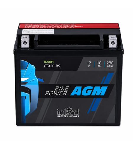 Мото акумулатор intAct Bike-Power AGM YTX20-BS CTX20-BS 280A