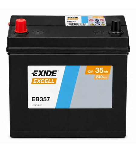 Акумулатор Exide Excell 12V 35Ah 240A EB357 /л+/