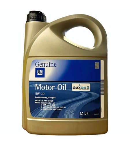 Моторно масло GM Opel Dexos 1 5W-30 Gen. 2 5л.