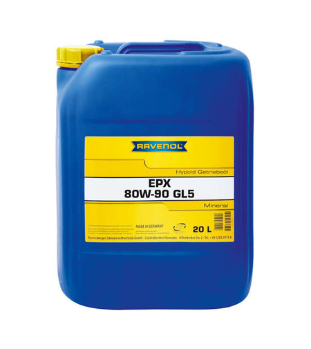 Трансмисионно масло RAVENOL Getriebeoel EPX 80W-90 GL 5 20л.
