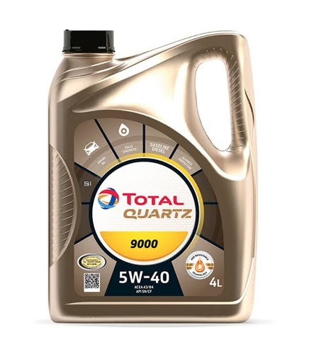 Масло TOTAL QUARTZ 9000 5W40 ЅN / СF - 4 Литра