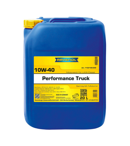 Моторно масло RAVENOL Performance Truck 10W-40 20л.