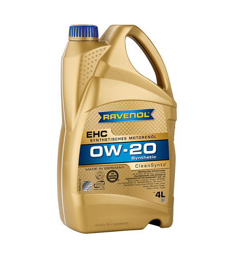 Моторно масло RAVENOL EHC 0W-20 4л.