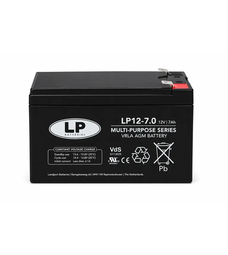 VRLA aкумулатор LP Battery 12V 7Ah LP12-7