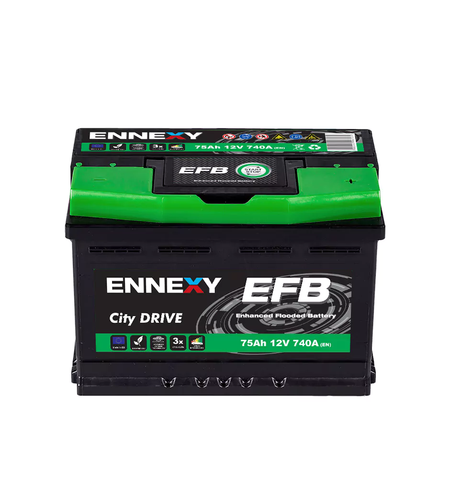 Акумулатор Ennexy EFB 12V 75AH 740A