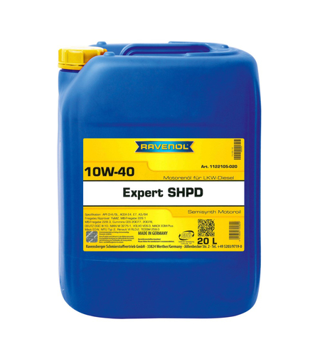 Моторно масло RAVENOL Expert SHPD 10W-40 20л.