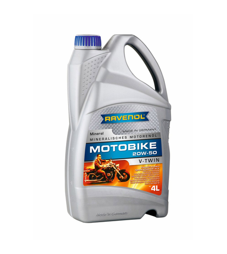 Моторно масло RAVENOL Motobike V-Twin 20W-50 Mineral 4л.
