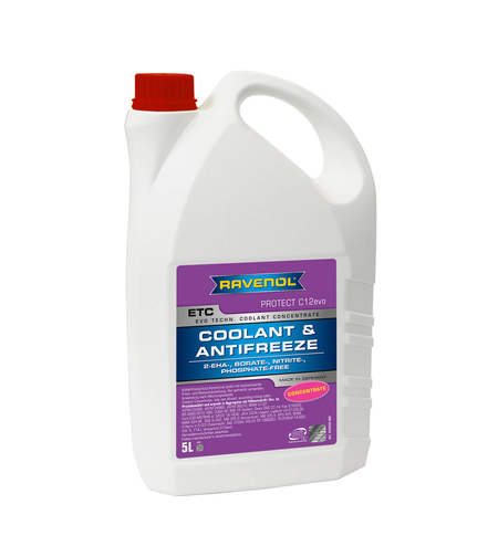 Антифриз RAVENOL ETC Concentrate Protect C12 EVO 5л.