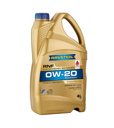 Моторно масло RAVENOL RNF 0W-20 4л.