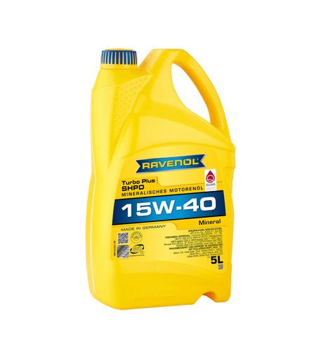 Моторно масло RAVENOL Turbo plus SHPD 15W-40 5л.