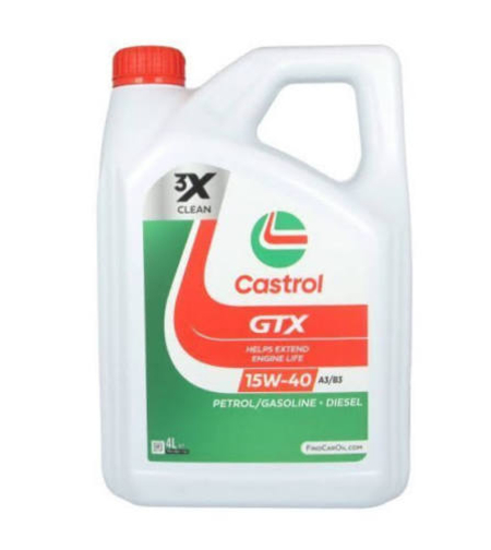 Масло Castrol GTX 15W-40 A3/B3 - 4 Литра