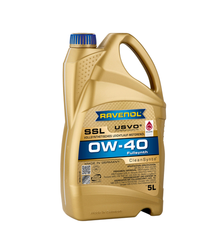 Моторно масло RAVENOL Super Synthetik Ol SSL 0W-40 5л.