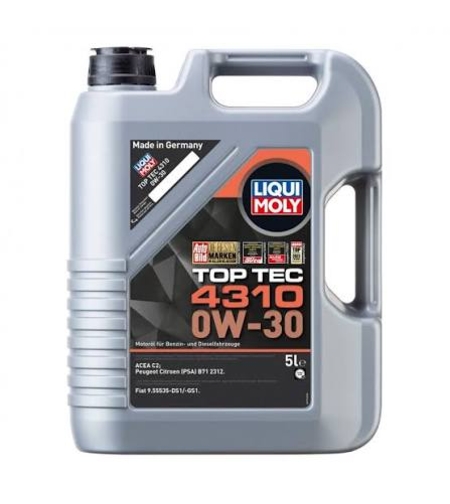 Масло LIQUI MOLY TOP TEC 4310 0W‑30  - 5 Литра