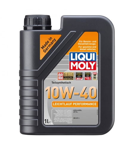 Масло LIQUI MOLY Leicht­lauf Perform­ance 10W‑40  - 1 Литър