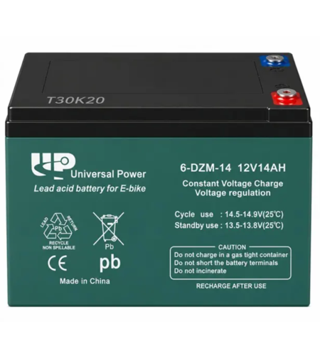 E-BIKE Акумулатор UP 12V 6-DZM-14