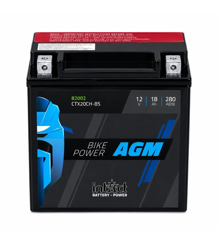 Мото акумулатор intAct Bike-Power AGM YTX20CH-BS CTX20CH-BS 280A