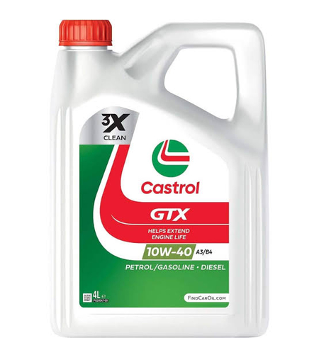 Масло Castrol GTX 10W-40 A/B - 4 Литра