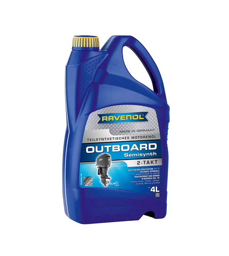 Моторно масло RAVENOL Outboardoel 2T Teilsynth 4л.