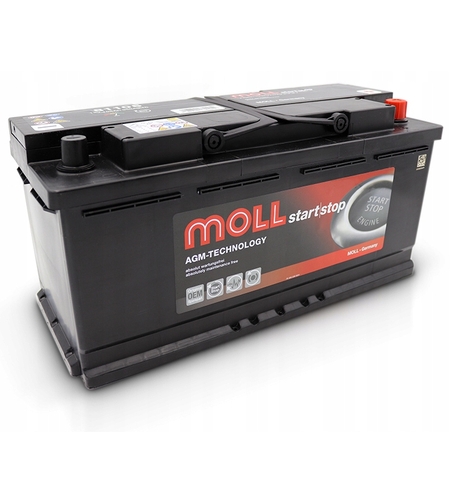 Акумулатор MOLL Start-Stop AGM 12V 105AH 950A
