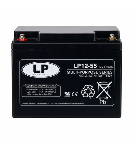 VRLA aкумулатор LP Battery 12V 55Ah LP12-55