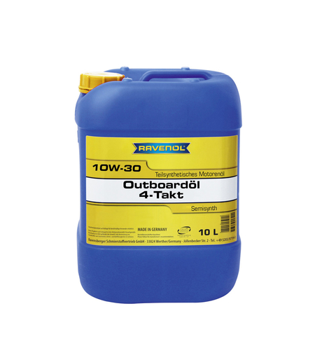 Моторно масло RAVENOL Outboardoel 4T SAE 10W-30 10л.