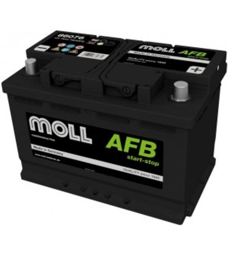 Акумулатор MOLL Start-Stop AFB 12V 76AH 760A