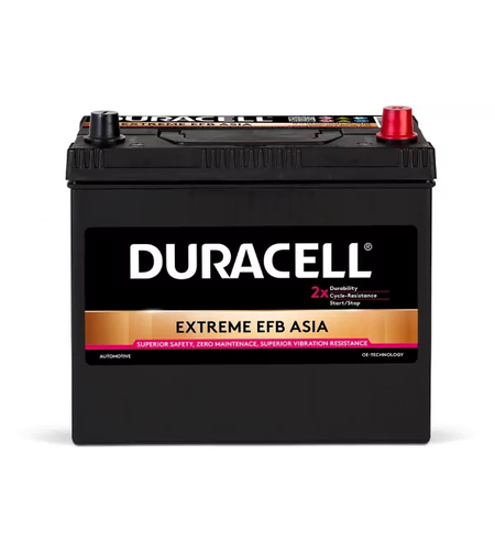 Акумулатор Duracell Extreme EFB JIS 12V 55Ah 460A DE55