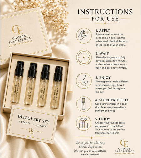 Discovery Set – 4 аромата (2 ml)