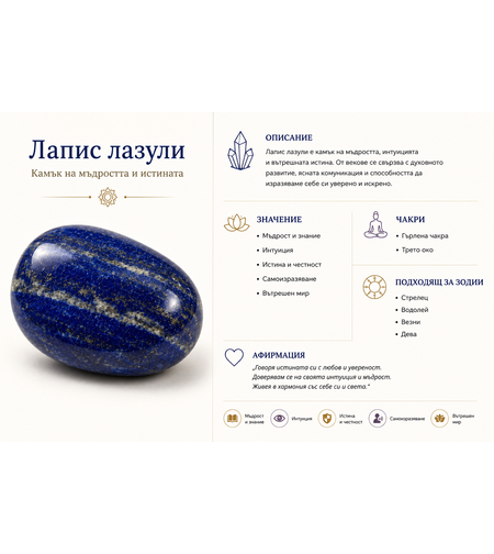 Лапис лазули – Камък на мъдростта и истината