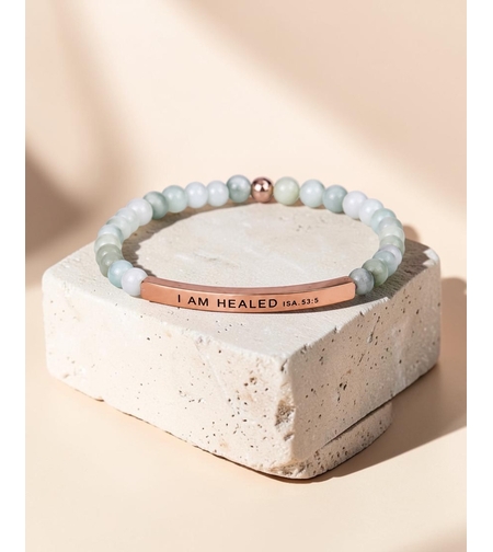 Amazonite Bracelet “I Am Healed”