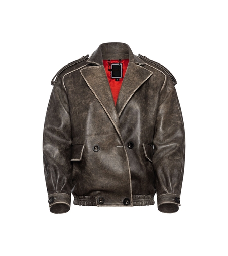Bomber in LAMBSKIN
