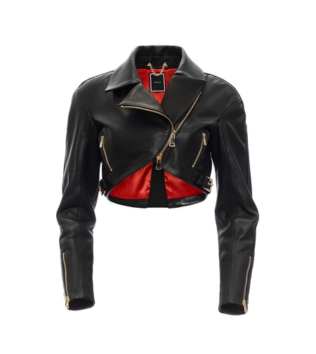 CROPPED BIKER JACKET ,, Vento
