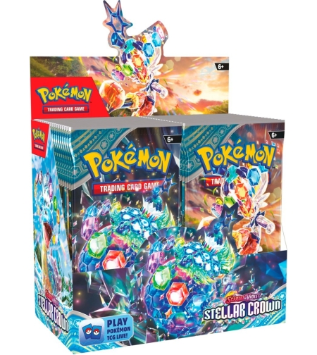 PRE-ORDER: Pokemon TCG: Scarlet & Violet -  Stellar Crown Бустер кутия (36 бустера)