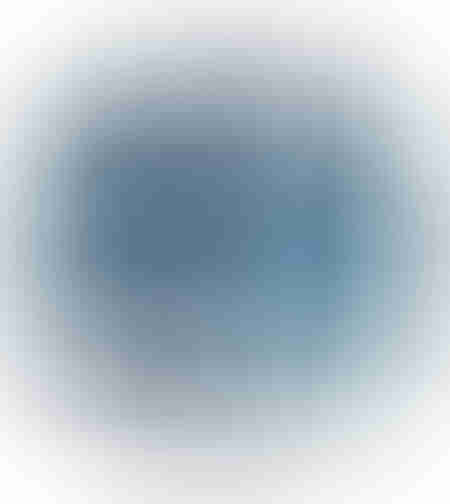 BLU ROUND 1 PAINTING CANVAS BLUE WHITE WOOD FRAME