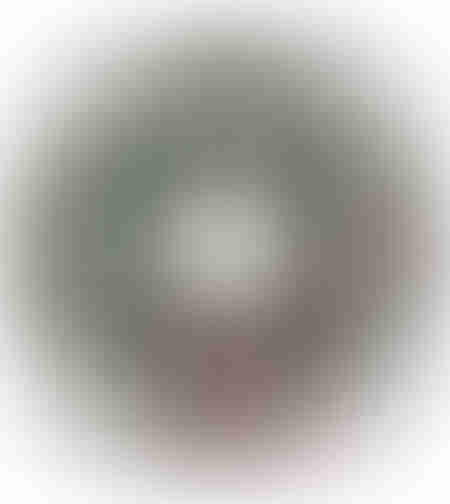 XMAS RED BERRY 100 WREATH GREEN RED 100x100 PRC