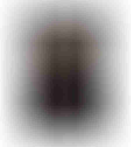 BLACK SOUL PAINTING CANVAS BLACK WOOD FRAME BROWN