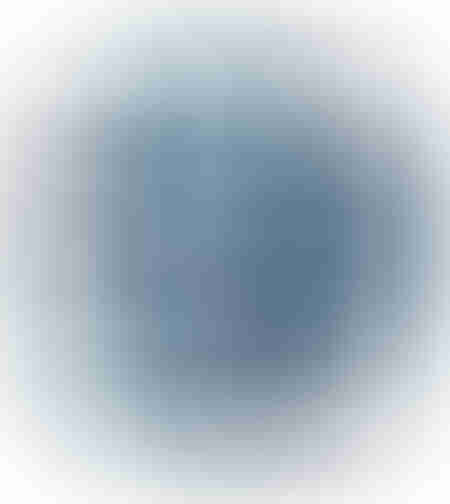 BLU ROUND 2 PAINTING CANVAS BLUE WHITE WOOD FRAME