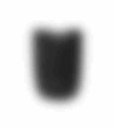 BARIK BLACK PLANTER POLYRESIN BLACK 12,5x11xH17cm