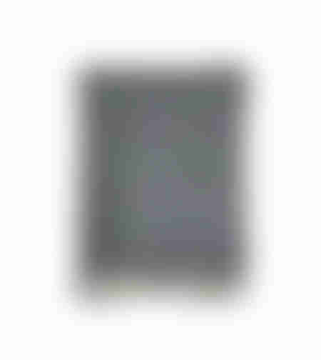 LANCE THROW COTTON POLYESTER WHITE BLACK 130x170cm