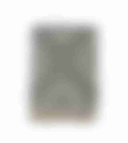 DEHO THROW COTTON POLYESTER WHITE BLACK 130x170cm