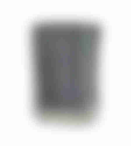 PIRA THROW COTTON POLYESTER WHITE BLACK 130x170cm