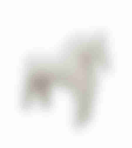 MAX DECO HORSE POLYRESIN WHITE 20x6xH21,5cm PRC