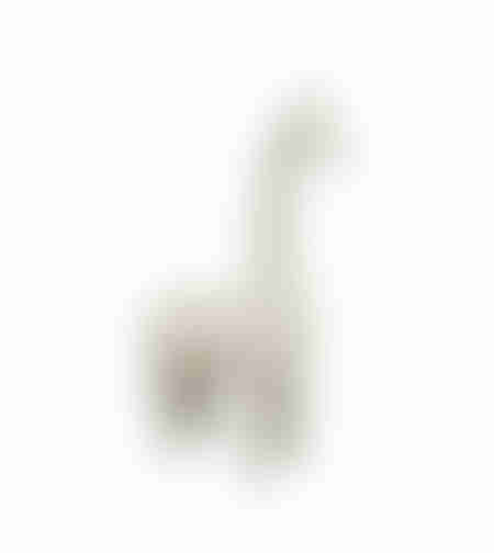 JADE DECO GIRAFFE POLYRESIN CREAM 16,5x6,5xH28,5cm