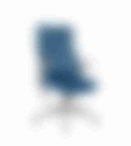 PEOPLE CHAIR DESK FABRIC BLUE DARK BASE POLYAMIDE 61x64,5xH104/112cm PRC