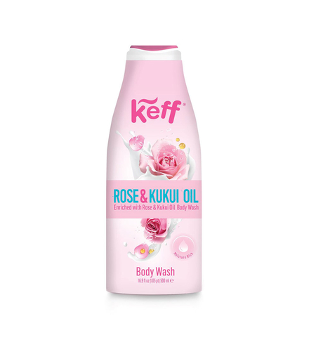 Keff Body Wash Rose & Kukui Oil