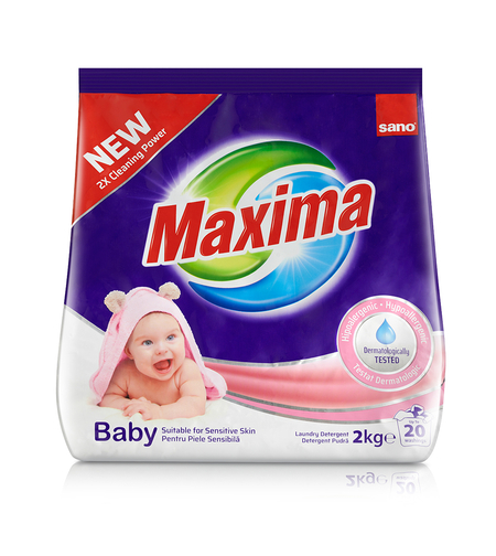 Sano Maxima Baby Powder Detergent