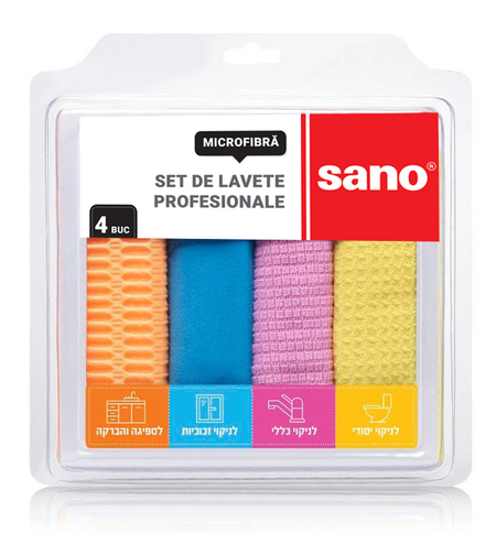 Sano Professional Microfiber Cloths