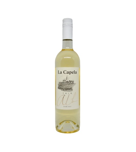 LA CAPELA TRIO ALB DEMISEC 2019 CRAMA NACHBIL